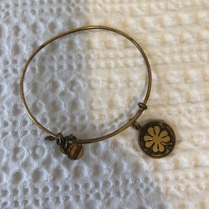 Alex and ani shamrock bracelet